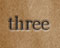 three